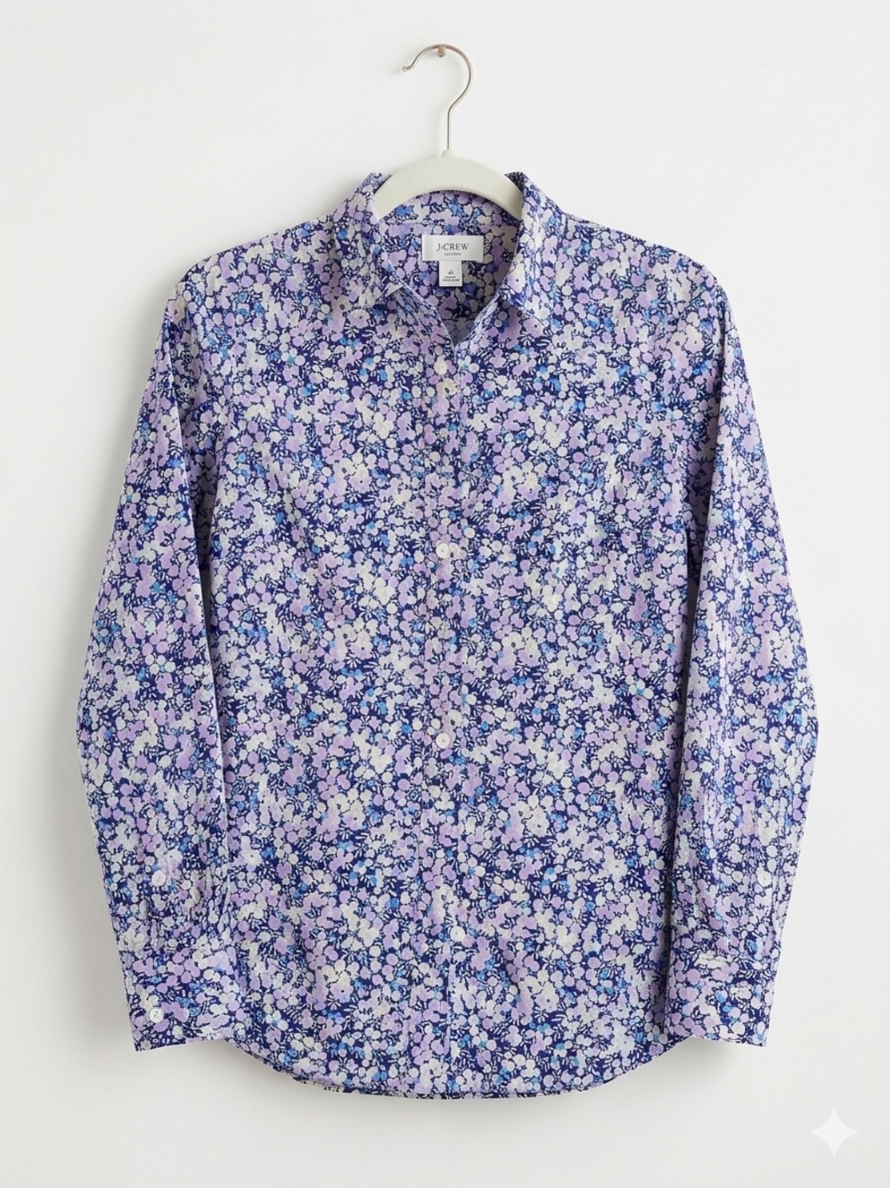 J.Crew Liberty Wiltshire Floral Perfect Shirt Top Size 0